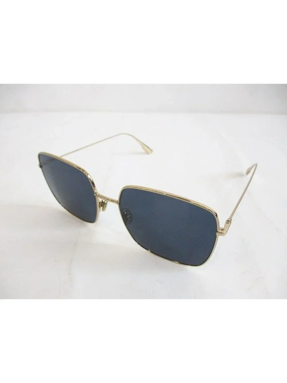 Dior Sunglasses Stellaire Metal Gold Navy Square Frame Eyewear